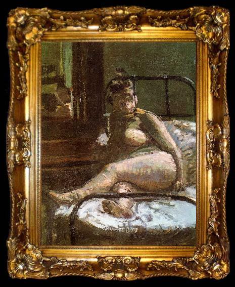 framed  Walter Sickert La Hollandaise, ta009-2